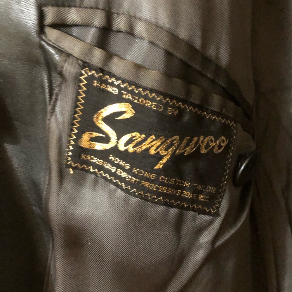 Sangwoo Lined Jacket - Dark Brown with Gold Label